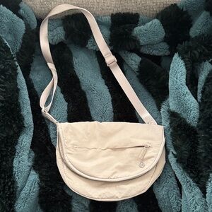 Lululemon Cream Crossbody Bag